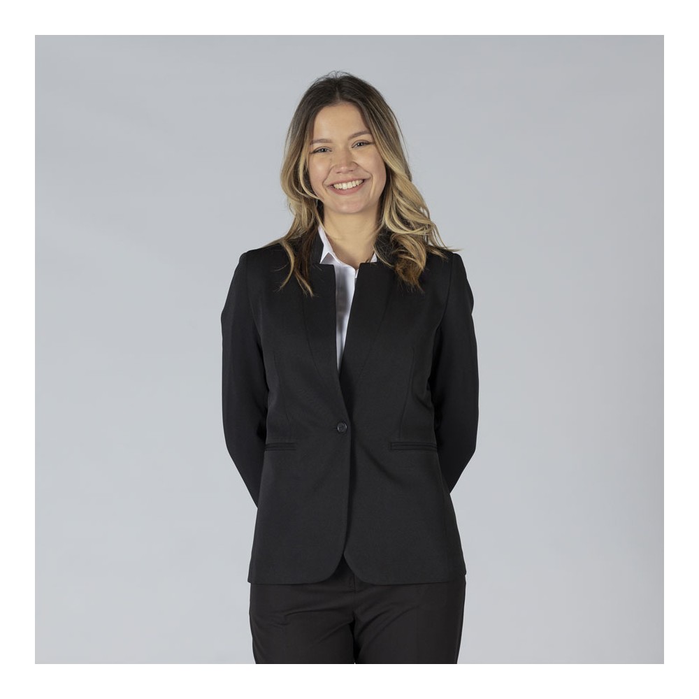 Americana laboral mujer solapa invertida Garys 800002 negro