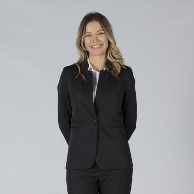 Americana laboral mujer solapa invertida Garys 800002 negro