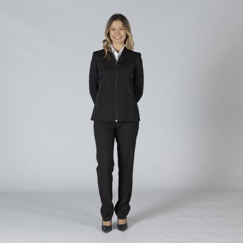 Americana de trabajo mujer con cremallera Garys 800013 negro