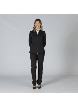 Americana de trabajo mujer con cremallera Garys 800013 negro