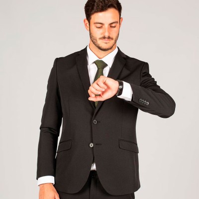 Americana Hombre profesional tecno Garys 813100 negro