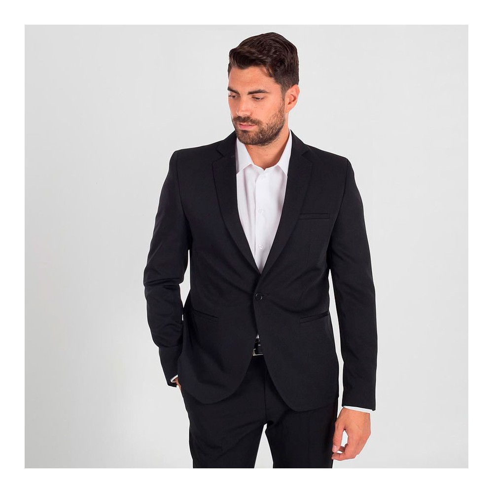 Americana de trabajo resistente a manchas tecno Garys 812100 negro
