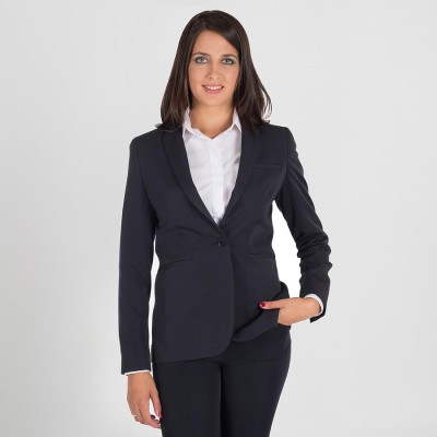Americana laboral mujer resistente a manchas tecno Garys 821100 Marino