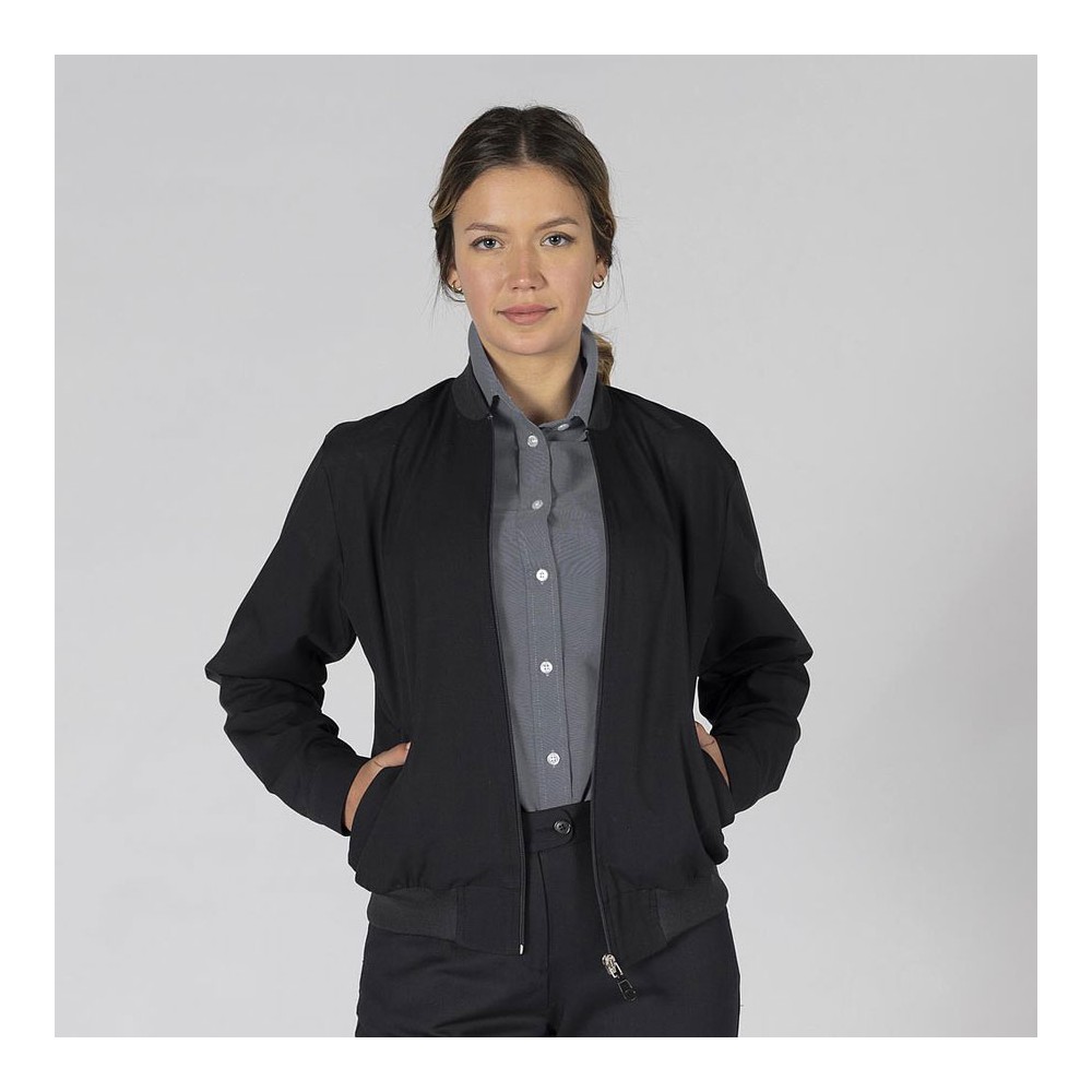 Chaqueta de trabajo bomber mujer trivial garys 800012 negro