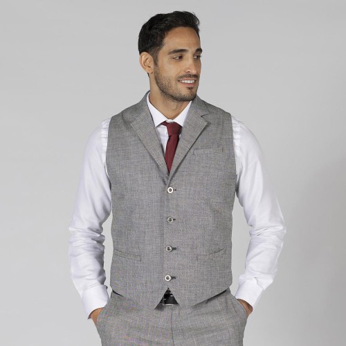 Chaleco de Trabajo para Hombre Cheviot Garys 950003 Gris