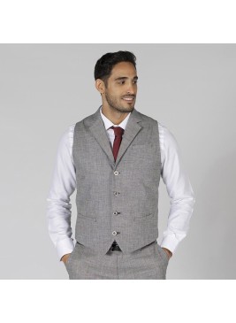Chaleco de Trabajo para Hombre Cheviot Garys 950003 Gris