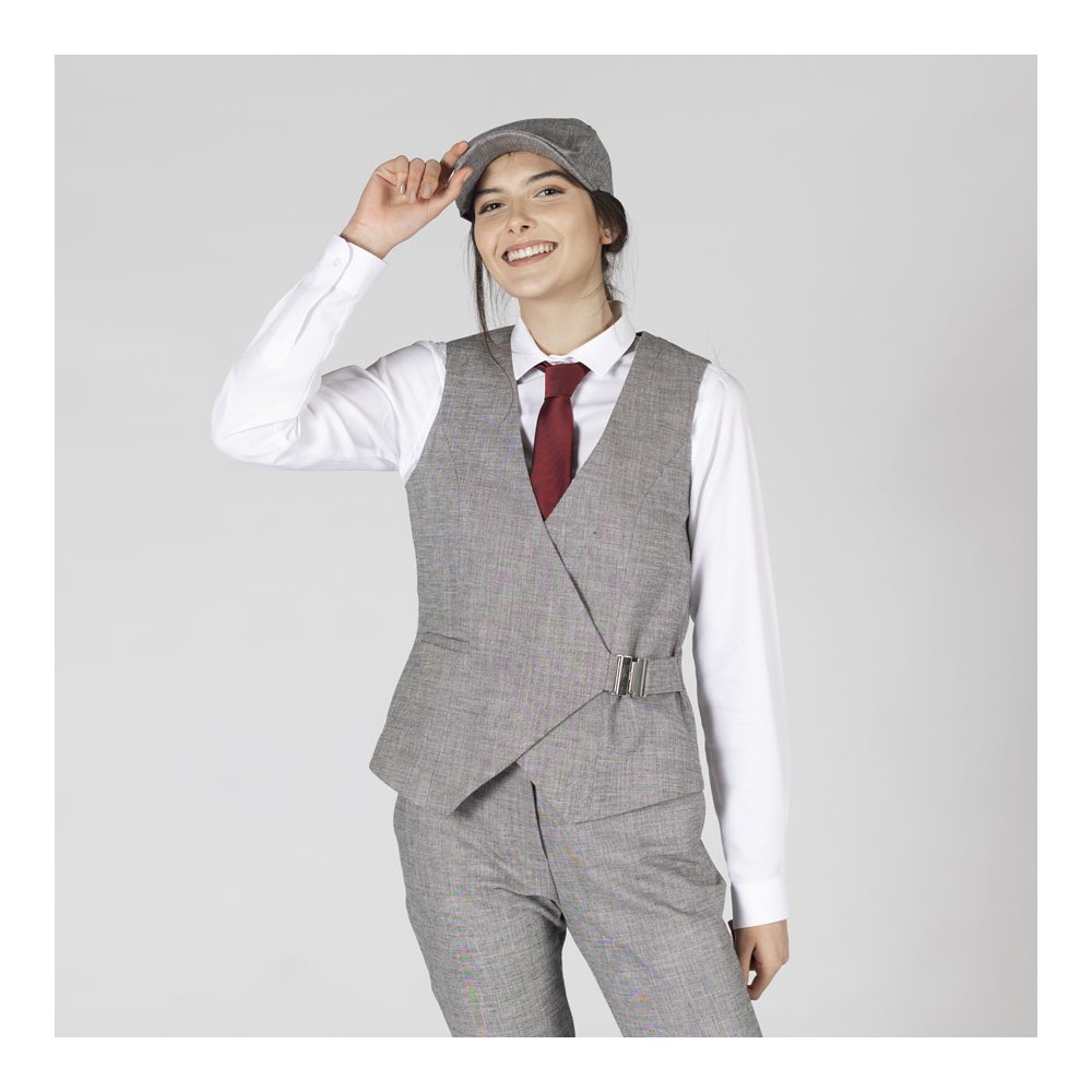 Chaleco de Trabajo para Mujer Cheviot Garys 950003 Gris