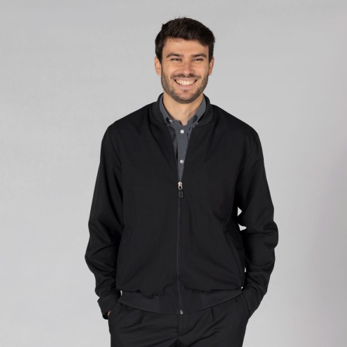 Chaqueta bomber de trabajo hombre trivial Garys 800011 negro