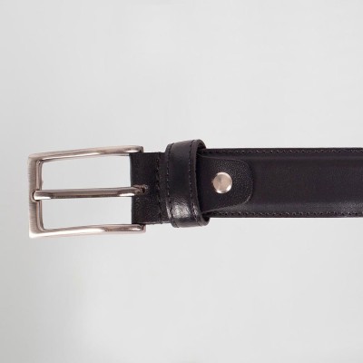 Cinturón negro de trabajo de piel para hombre Garys 330200