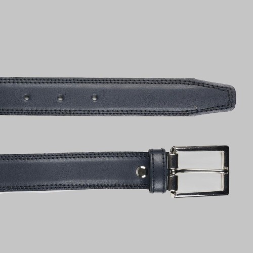 Cinturón elegante de piel para hombre Garys 330700 Marino