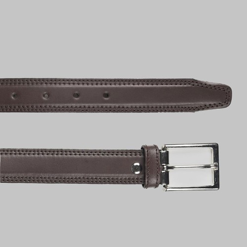 Cinturón elegante de piel para hombre Garys 330700 Marrón