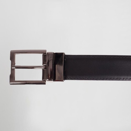Cinturón de trabajo de piel reversible Garys 330300 negro y marrón