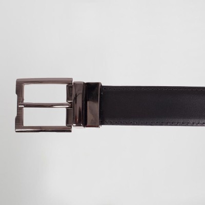 Cinturón de trabajo de piel reversible Garys 330300 negro y marrón