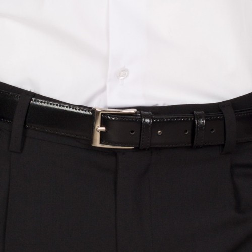 Cinturón de trabajo de piel sintética hombre Garys 330400 Negro