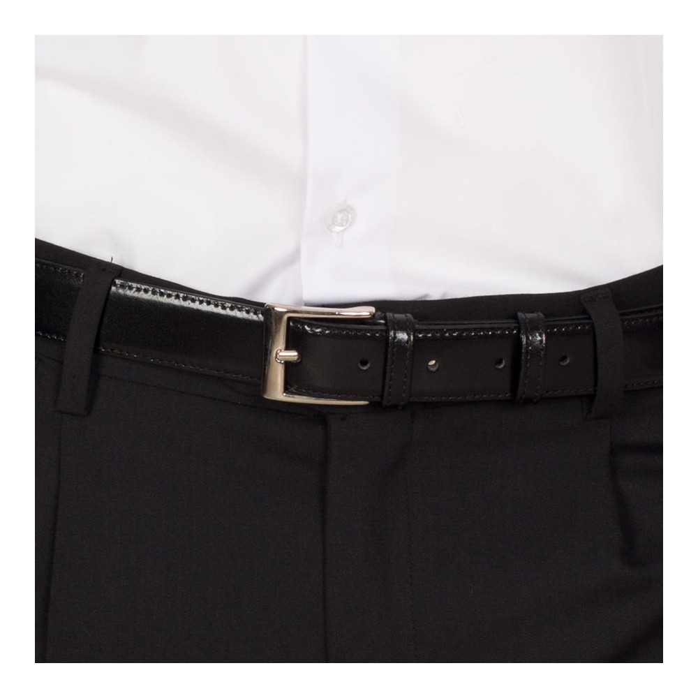 Cinturón de trabajo de piel sintética hombre Garys 330400 Negro