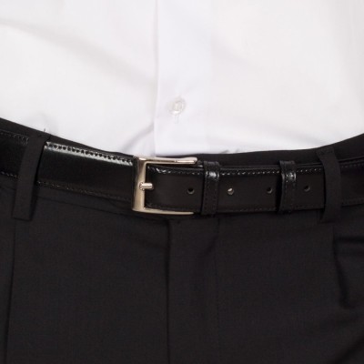 Cinturón de trabajo de piel sintética hombre Garys 330400 Negro
