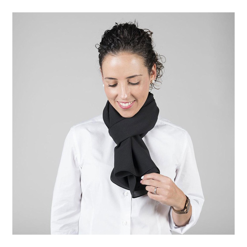 Pañuelo de trabajo liso de gasa Garys 461300 negro
