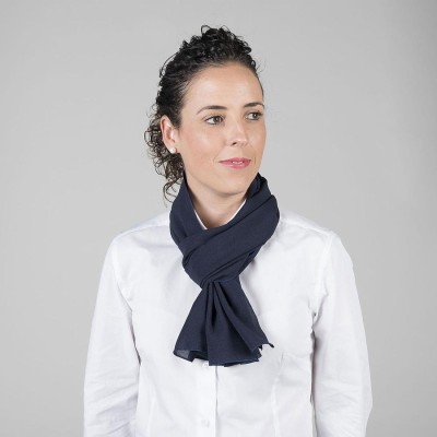 Pañuelo de trabajo liso de gasa Garys 461300 marino