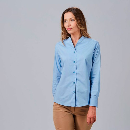 Camista de trabajo para mujer rachele Garys 240018 celeste