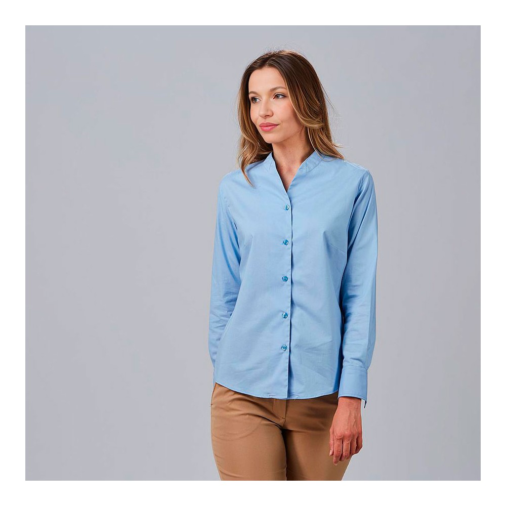 Camista de trabajo para mujer rachele Garys 240018 celeste