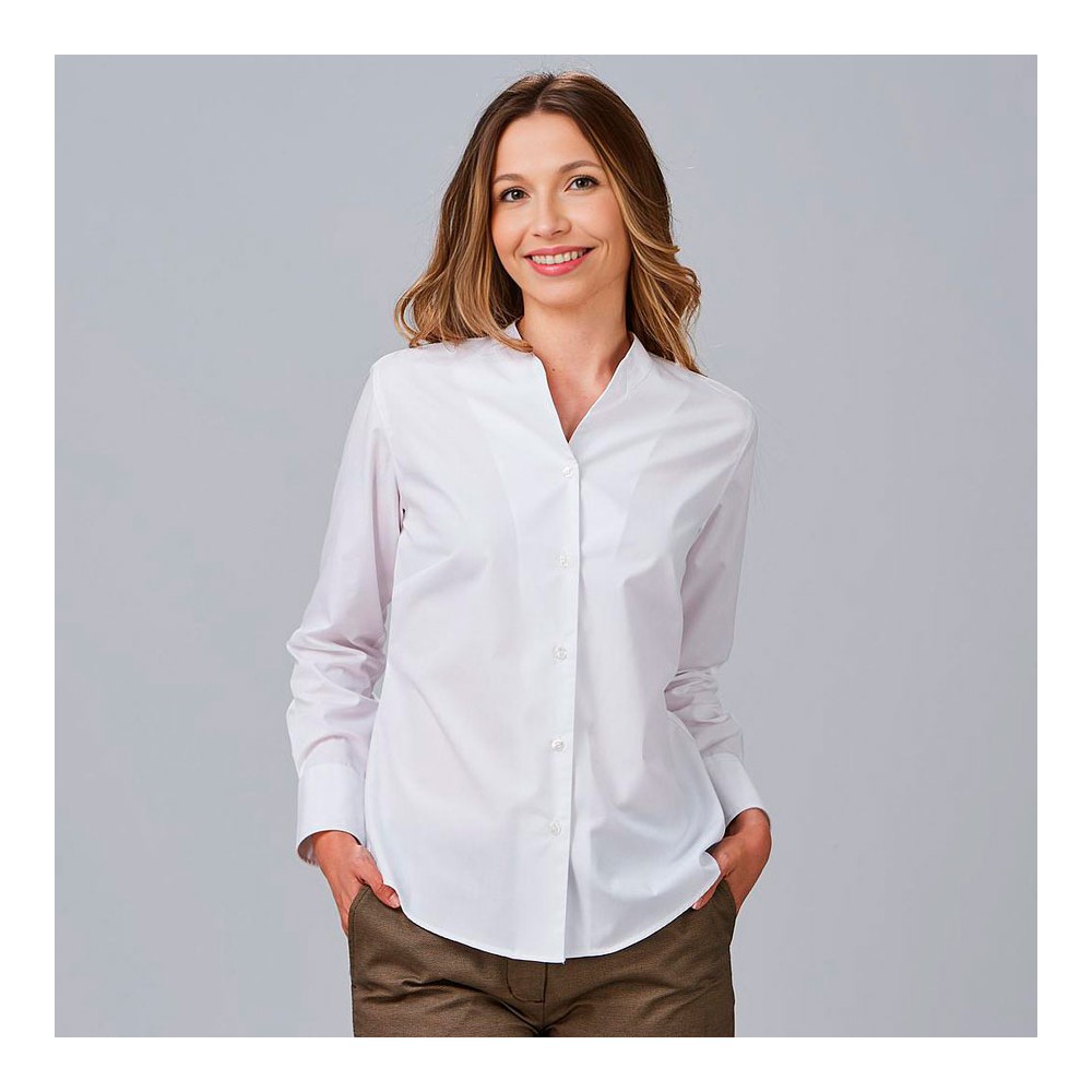 Camista de trabajo para mujer rachele Garys 240018 blanco