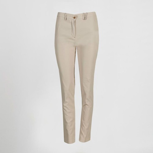 Pantalón de trabajo mujer chino T400 Garys 700028 beige