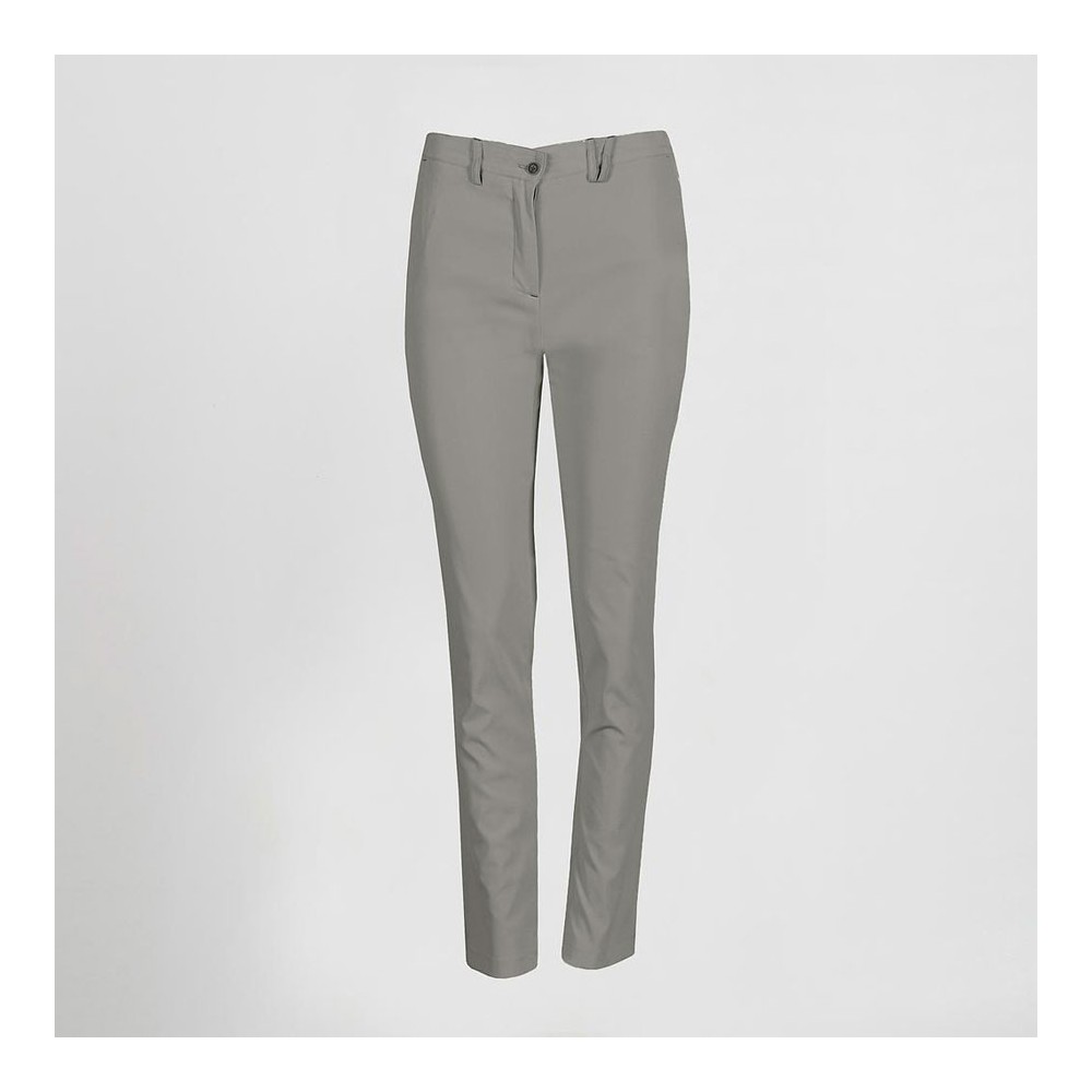 Pantalón de trabajo mujer chino T400 Garys 700028 gris