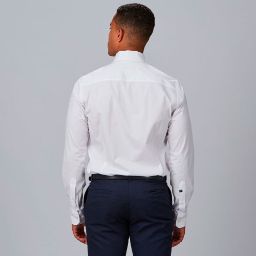Camisa de trabajo hombre cuello italiano Garys 260021 Blanca