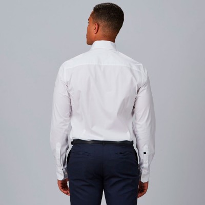 Camisa de trabajo hombre cuello italiano Garys 260021 Blanca