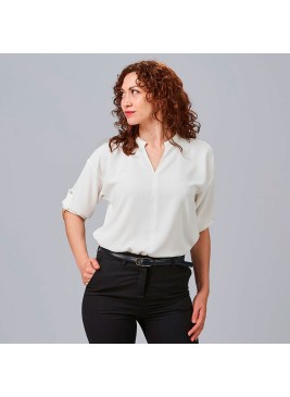 Camisa trabajo mujer manga regulable Garys 240005 blanco