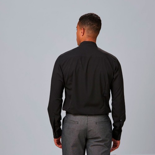 Camisa de trabajo hombre cuelo mao Garys 260019 negro
