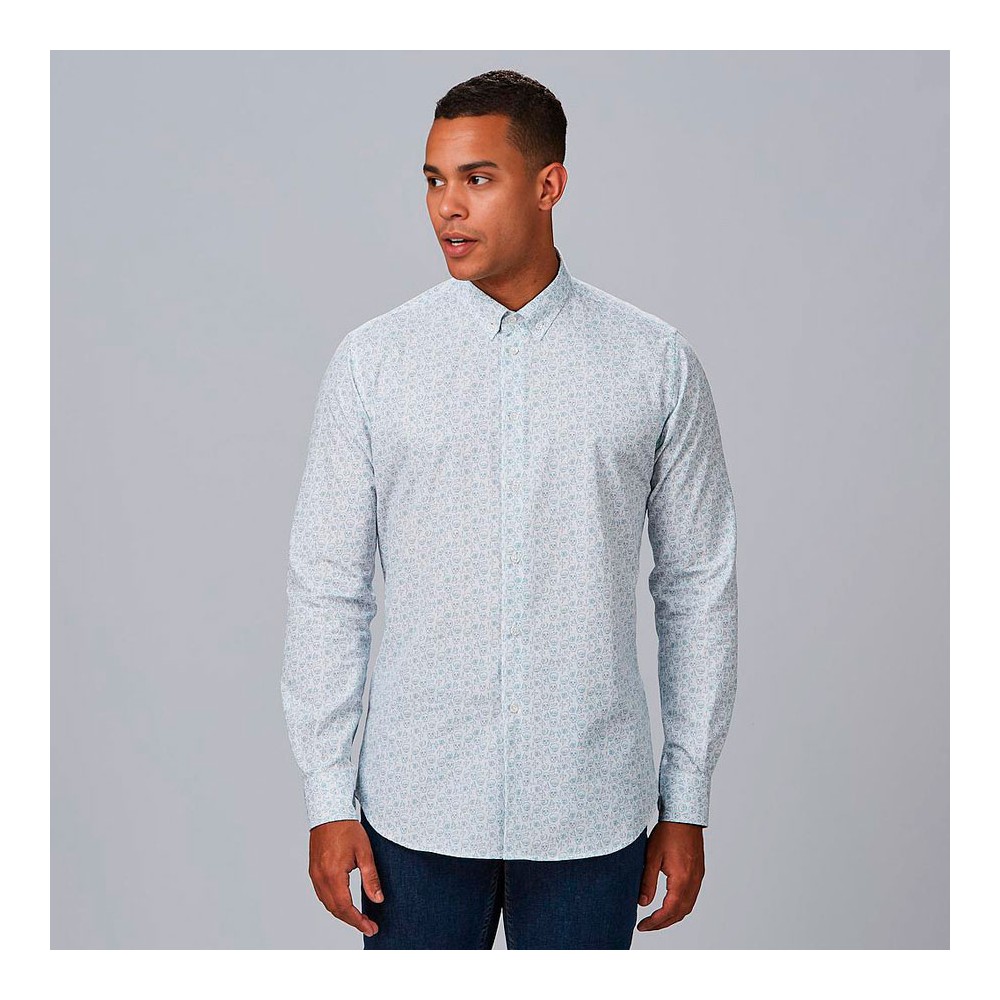 Camisa  de trabajo hombre estampada filippo Garys 260031