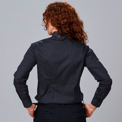 Camisa de trabajo de mujer con puntos marinos