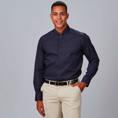 Camisa laboral de hombre manga larga Garys 260027 Marino