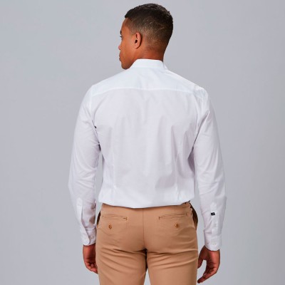 Camisa de cocinero cuello mao marcello Garys 260015 blanco