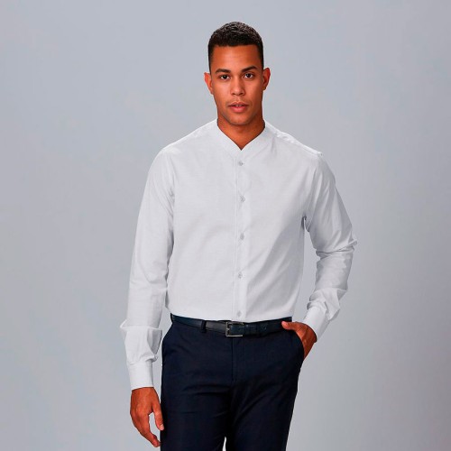 Camisa de trabajo hombre elástica Garys 260012 blanco