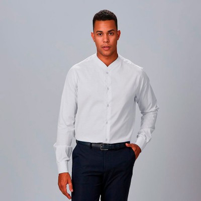 Camisa de trabajo hombre elástica Garys 260012 blanco