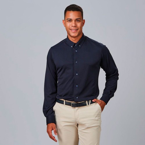 Camisa laboral hombre antiolor salvatore Garys 260016 Marino