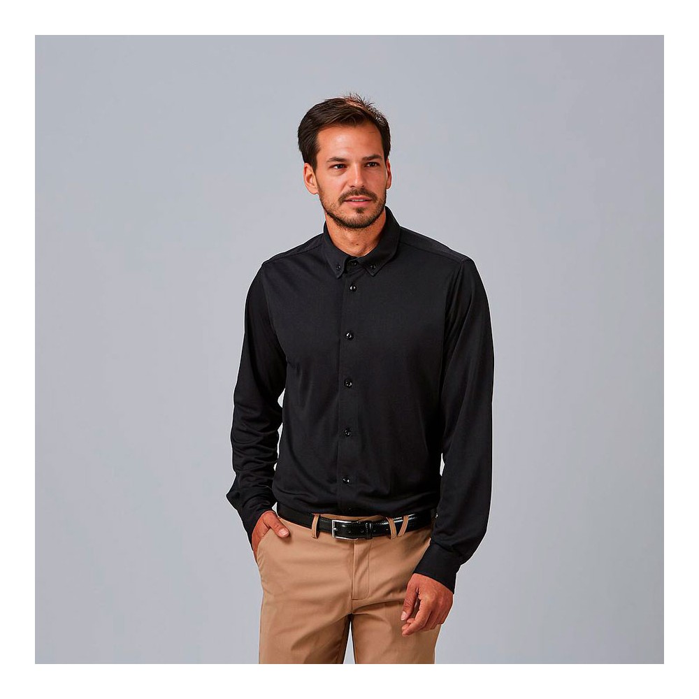 Camisa laboral hombre antiolor salvatore Garys 260016 Negra