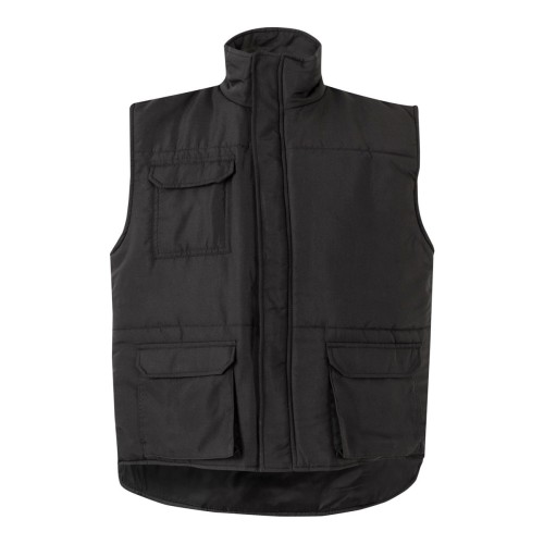 Chaleco acolchado multibolsillos Velilla 205901 Negro