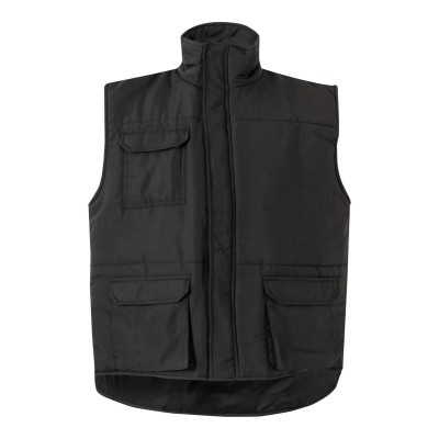 Chaleco acolchado multibolsillos Velilla 205901 Negro