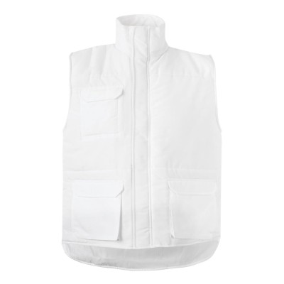 Chaleco acolchado multibolsillos Velilla 205901 Blanco