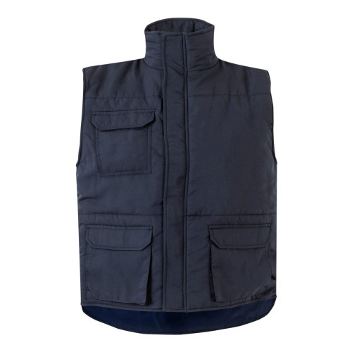 Chaleco acolchado multibolsillos Velilla 205901 Azul Navy