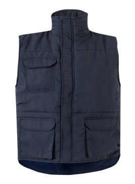 Chaleco acolchado multibolsillos Velilla 205901 Azul Navy