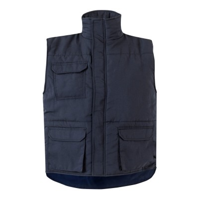 Chaleco acolchado multibolsillos Velilla 205901 Azul Navy
