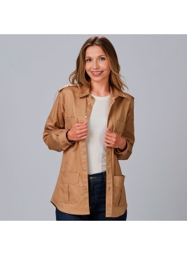 Camisa de peluqueria unisex Garys 600054 camel
