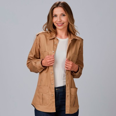 Camisa de peluqueria unisex Garys 600054 camel