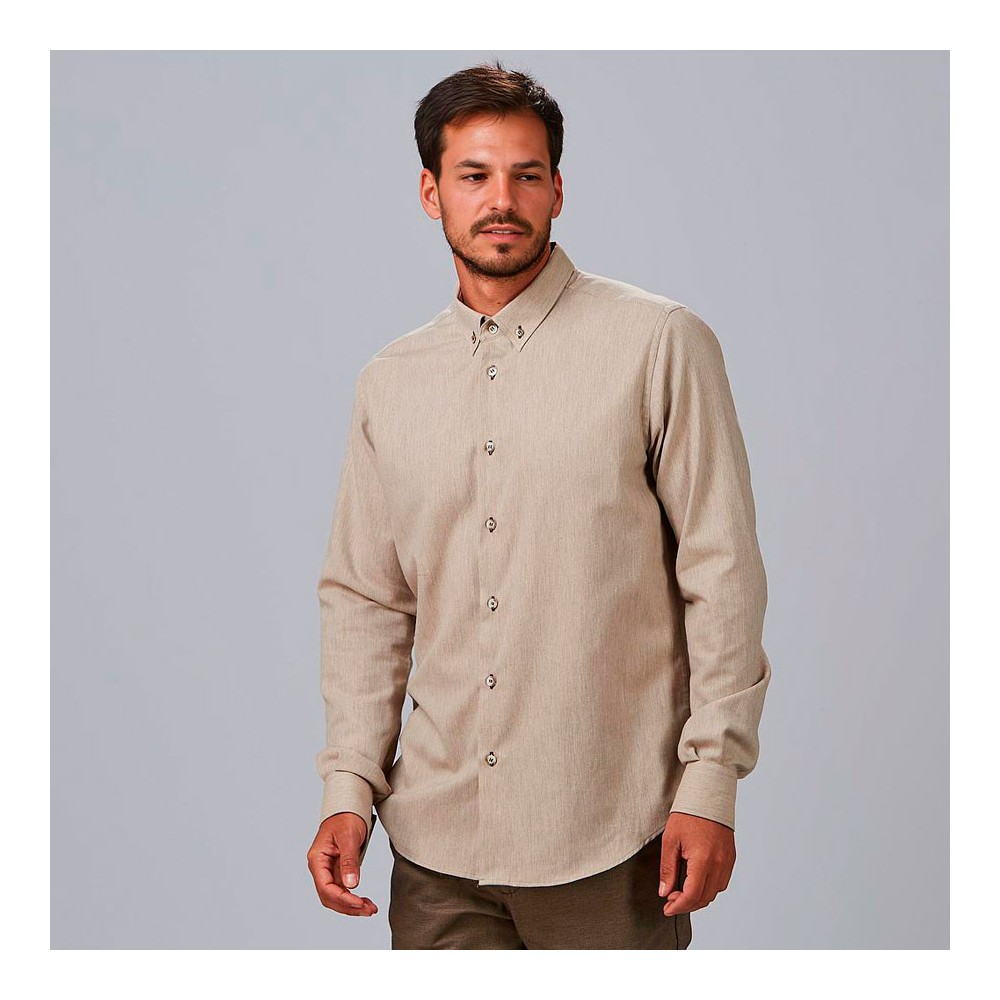 Camisa de trabajo de hombre suave giacomo Garys 260023 arena