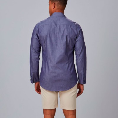 Camisa laboral hombre 100% algodón Garys 260024 Marino