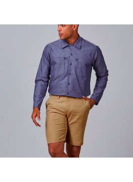 Bermuda de camarero tipo chino para hombre Garys 700055 Camel